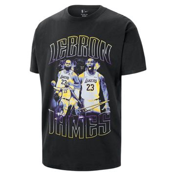 NBA LOS ANGELES LAKERS COURTSIDE OGC LEBRON JAMES T-SHIRT 'BLACK'